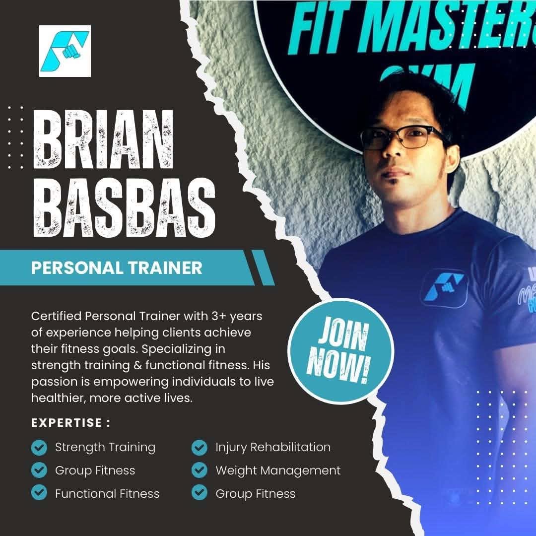 Brian Basbas, Fit Masters personal trainer